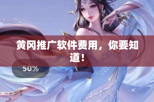 黄冈推广软件费用，你要知道！