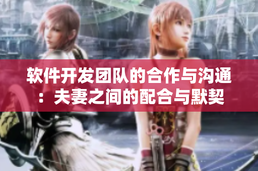 软件开发团队的合作与沟通：夫妻之间的配合与默契