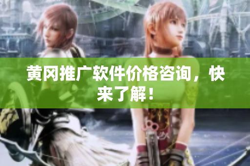 黄冈推广软件价格咨询，快来了解！