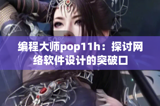 编程大师pop11h：探讨网络软件设计的突破口
