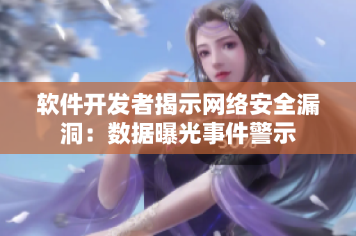 软件开发者揭示网络安全漏洞：数据曝光事件警示