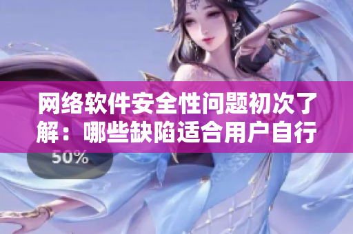 网络软件安全性问题初次了解：哪些缺陷适合用户自行解决？