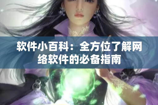 软件小百科：全方位了解网络软件的必备指南