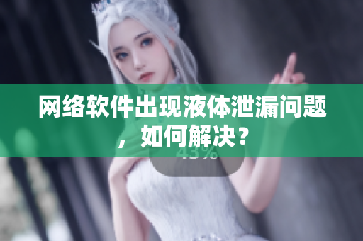 网络软件出现液体泄漏问题，如何解决？