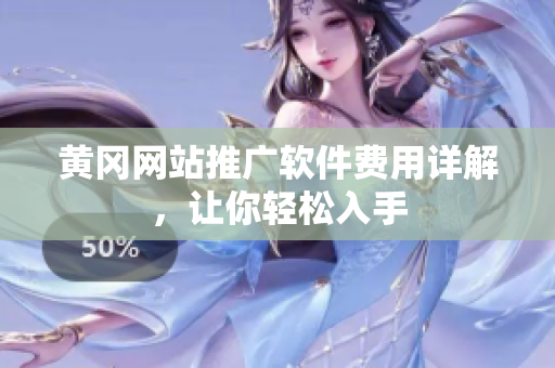 黄冈网站推广软件费用详解，让你轻松入手