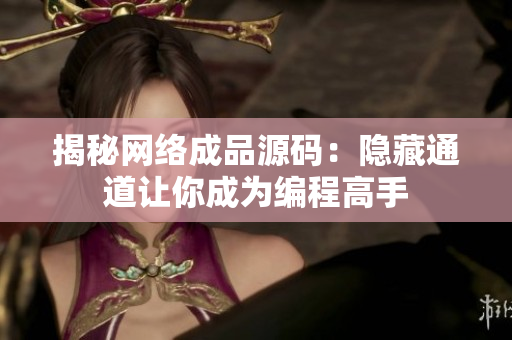 揭秘网络成品源码：隐藏通道让你成为编程高手