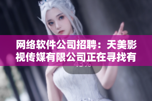 网络软件公司招聘：天美影视传媒有限公司正在寻找有经验的技术人才