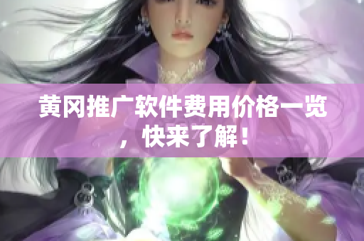 黄冈推广软件费用价格一览，快来了解！
