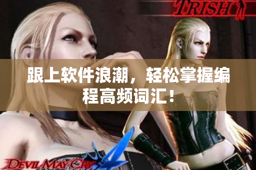 跟上软件浪潮，轻松掌握编程高频词汇！