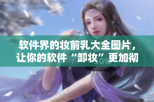 软件界的妆前乳大全图片，让你的软件“卸妆”更加彻底！