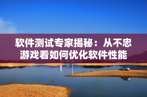 软件测试专家揭秘：从不忠游戏看如何优化软件性能