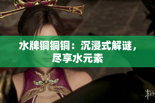 水牌铜铜铜：沉浸式解谜，尽享水元素