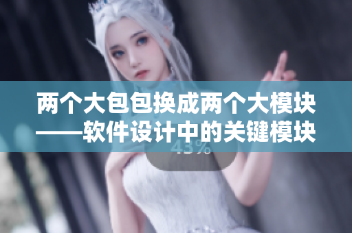 两个大包包换成两个大模块——软件设计中的关键模块