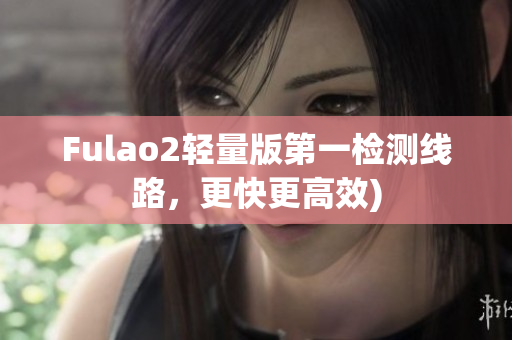 Fulao2轻量版第一检测线路，更快更高效)