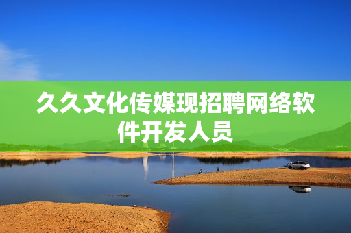 久久文化传媒现招聘网络软件开发人员