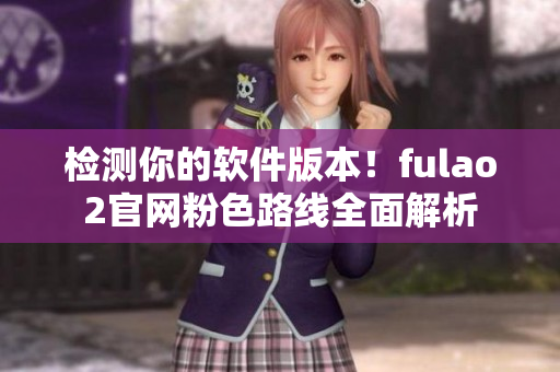 检测你的软件版本！fulao2官网粉色路线全面解析