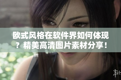 欧式风格在软件界如何体现？精美高清图片素材分享！