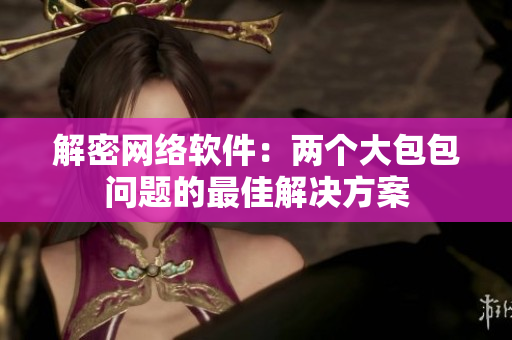 解密网络软件：两个大包包问题的最佳解决方案