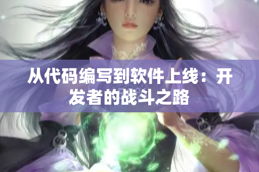 从代码编写到软件上线：开发者的战斗之路