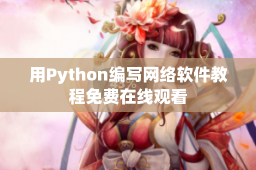 用Python编写网络软件教程免费在线观看