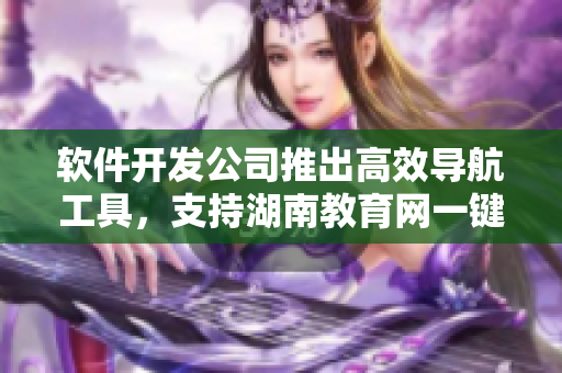 软件开发公司推出高效导航工具，支持湖南教育网一键访问