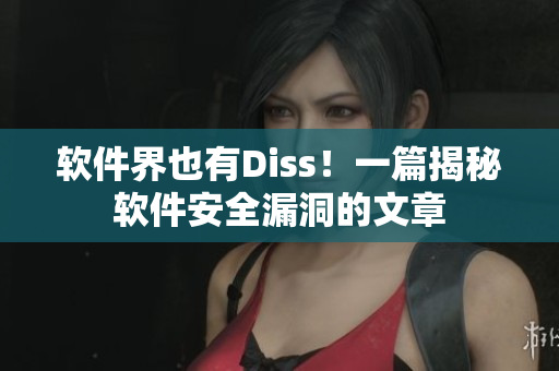 软件界也有Diss！一篇揭秘软件安全漏洞的文章
