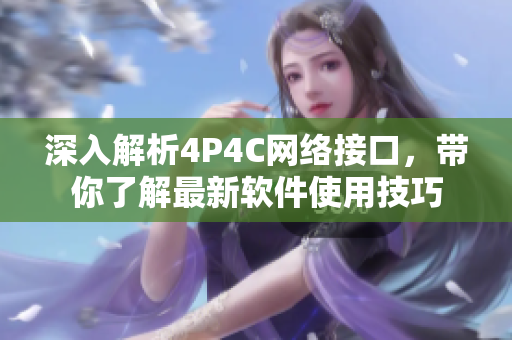 深入解析4P4C网络接口，带你了解最新软件使用技巧