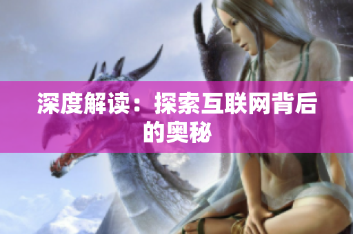 深度解读：探索互联网背后的奥秘