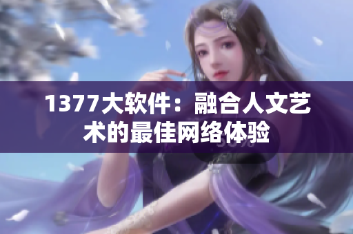 1377大软件：融合人文艺术的最佳网络体验