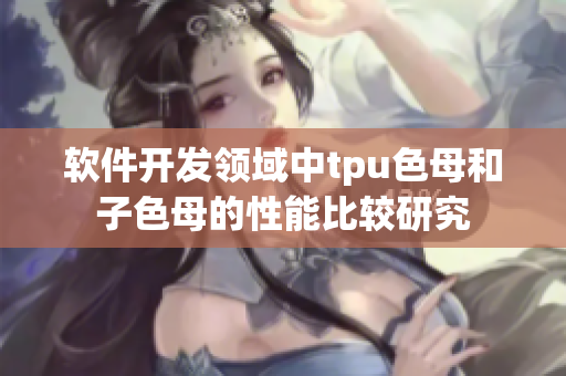 软件开发领域中tpu色母和子色母的性能比较研究
