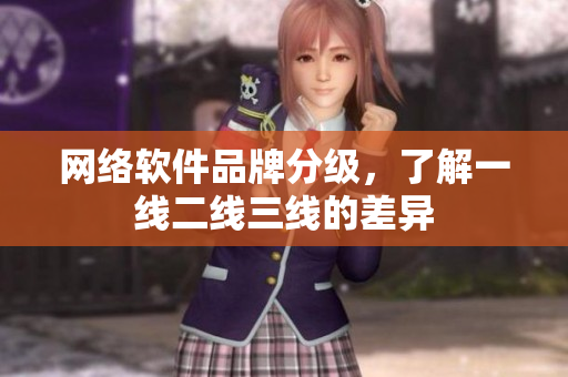 网络软件品牌分级，了解一线二线三线的差异