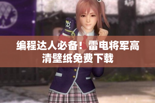 编程达人必备！雷电将军高清壁纸免费下载