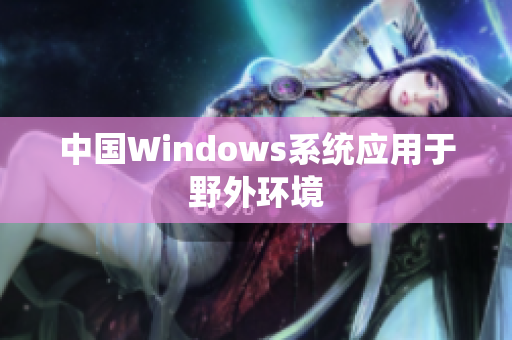 中国Windows系统应用于野外环境