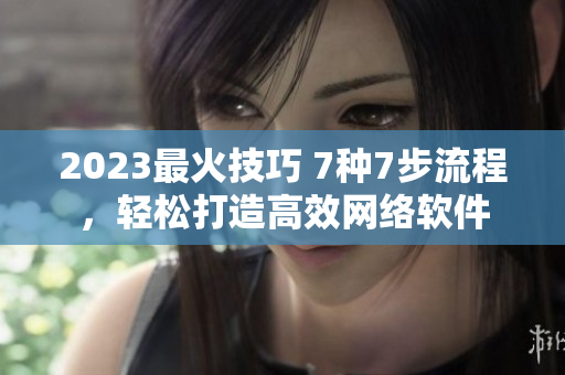 2023最火技巧 7种7步流程，轻松打造高效网络软件