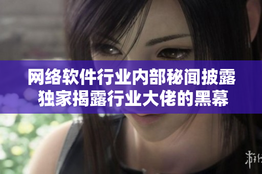 网络软件行业内部秘闻披露 独家揭露行业大佬的黑幕!