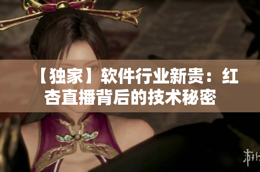 【独家】软件行业新贵：红杏直播背后的技术秘密