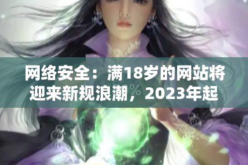 网络安全：满18岁的网站将迎来新规浪潮，2023年起生效