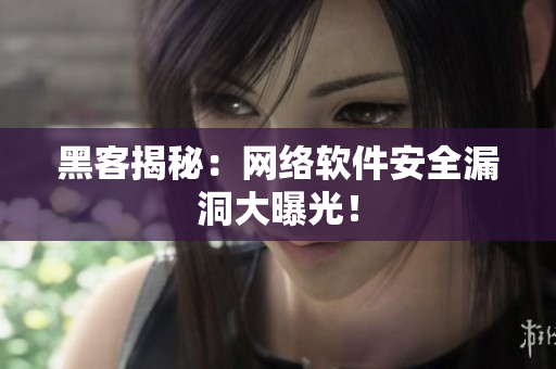 黑客揭秘：网络软件安全漏洞大曝光！