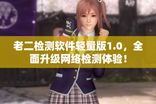 老二检测软件轻量版1.0，全面升级网络检测体验！