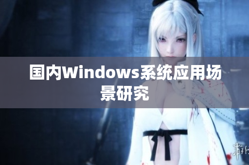 国内Windows系统应用场景研究