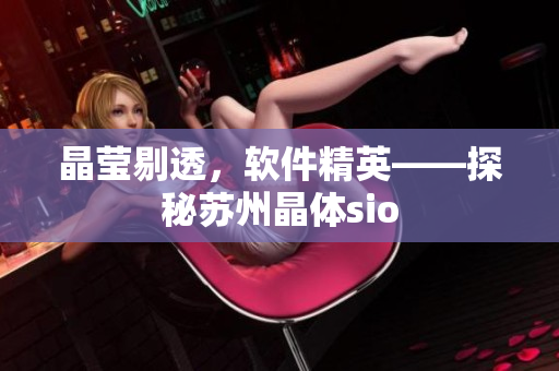 晶莹剔透，软件精英——探秘苏州晶体sio