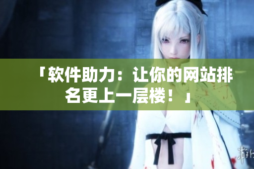 「软件助力：让你的网站排名更上一层楼！」