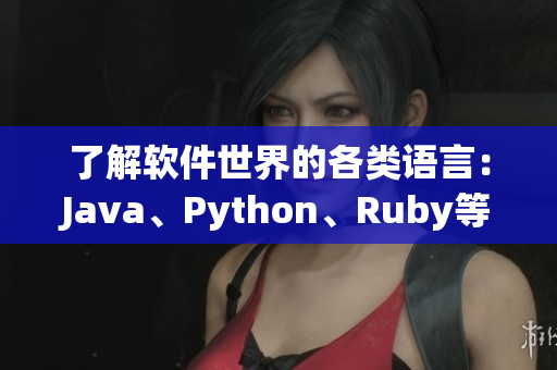 了解软件世界的各类语言：Java、Python、Ruby等