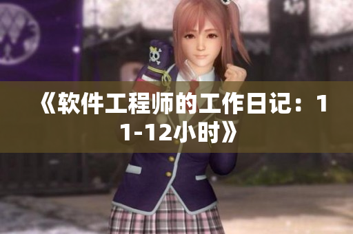 《软件工程师的工作日记：11-12小时》
