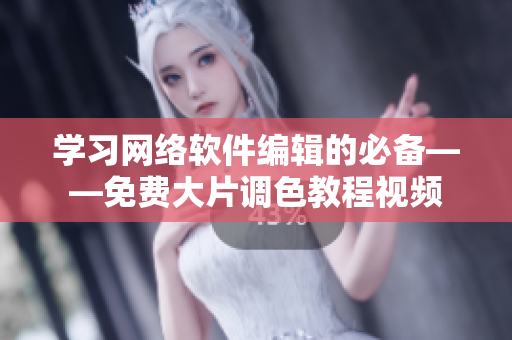 学习网络软件编辑的必备——免费大片调色教程视频