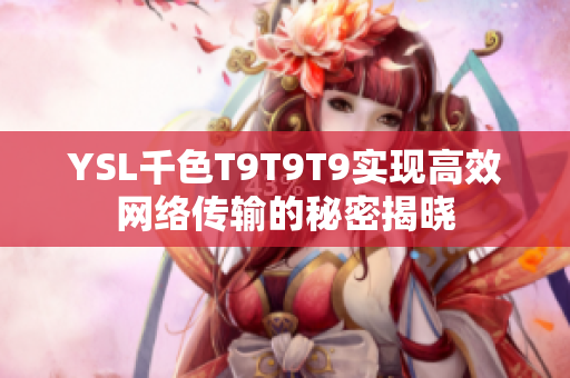 YSL千色T9T9T9实现高效网络传输的秘密揭晓