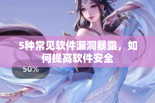 5种常见软件漏洞暴露，如何提高软件安全