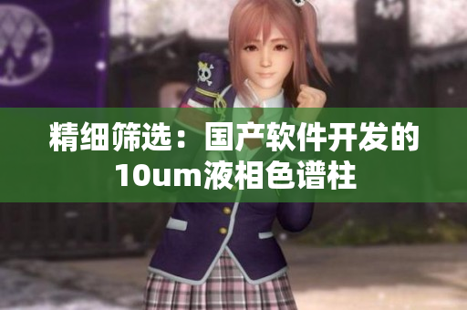 精细筛选：国产软件开发的10um液相色谱柱