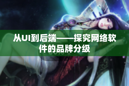 从UI到后端——探究网络软件的品牌分级