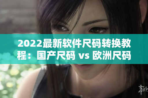 2022最新软件尺码转换教程：国产尺码 vs 欧洲尺码